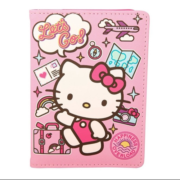 Sanrio Hello Kitty Passport Holder and Hello Kitty luggage tag set - Picture 4 of 7